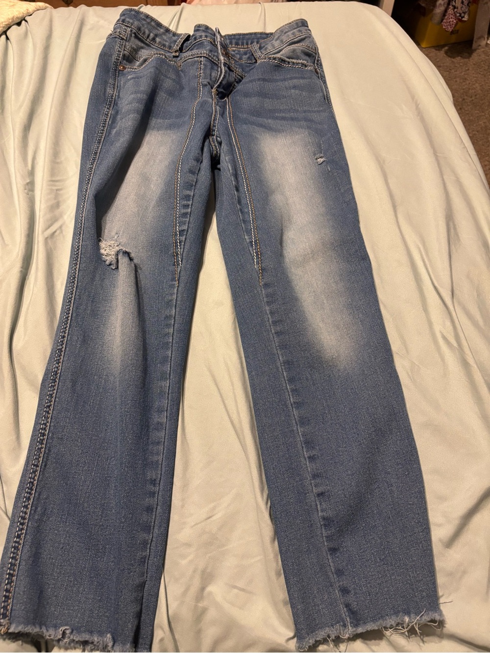 True Luck Blue Distressed Women’s Jeans 9/10